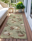 Addison Rugs Raearis Aloe Washable Indoor-Outdoor Rug