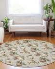 Addison Rugs Raearis Brown Washable Indoor-Outdoor Rug