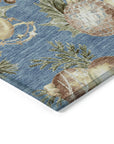 Addison Rugs Raearis Blue Washable Indoor-Outdoor Rug