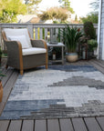 Addison Rugs Raeel Blue Washable Indoor-Outdoor Rug