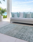 Addison Rugs Raeon Aqua Washable Indoor-Outdoor Rug