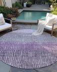 Addison Rugs Raeon Plum Washable Indoor-Outdoor Rug