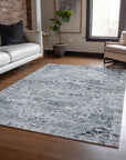 Addison Rugs Raeor Blue Washable Indoor-Outdoor Rug