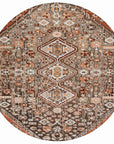 Saelain Brown Washable Indoor-Outdoor Rug