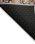 Saelain Brown Washable Indoor-Outdoor Rug