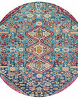 Addison Rugs Saelain Teal Washable Indoor-Outdoor Rug