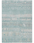 Addison Rugs Saelanor Teal Washable Indoor-Outdoor Rug
