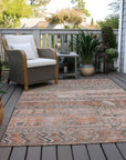 Addison Rugs Saelanor Orange Washable Indoor-Outdoor Rug