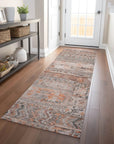 Addison Rugs Saelanor Orange Washable Indoor-Outdoor Rug