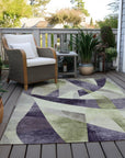 Addison Rugs Saelara Purple Washable Indoor-Outdoor Rug