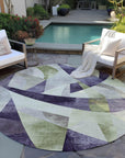 Addison Rugs Saelara Purple Washable Indoor-Outdoor Rug