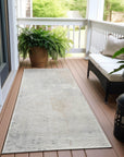 Addison Rugs Saelion Ivory Washable Indoor-Outdoor Rug