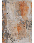 Addison Rugs Saelion Orange Washable Indoor-Outdoor Rug