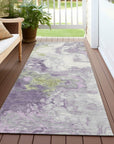Addison Rugs Saelira Purple Washable Indoor-Outdoor Rug