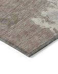 Saelira Teal Washable Indoor-Outdoor Rug