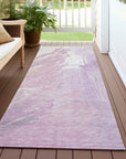 Addison Rugs Saelon Purple Washable Indoor-Outdoor Rug