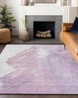 Addison Rugs Saelon Purple Washable Indoor-Outdoor Rug