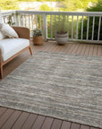Addison Rugs Taelain Brown Washable Indoor-Outdoor Rug