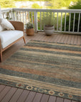 Addison Rugs Taelanor Green Washable Indoor-Outdoor Rug