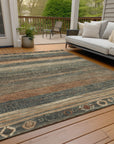 Addison Rugs Taelanor Green Washable Indoor-Outdoor Rug
