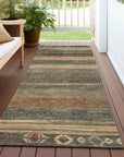 Addison Rugs Taelanor Green Washable Indoor-Outdoor Rug