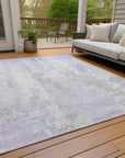 Addison Rugs Taelara Purple Washable Indoor-Outdoor Rug