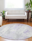 Addison Rugs Taelara Purple Washable Indoor-Outdoor Rug