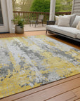 Addison Rugs Taelara Gold Washable Indoor-Outdoor Rug