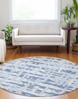 Addison Rugs Taelaris Blue Washable Indoor-Outdoor Rug