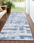 Addison Rugs Taelaris Blue Washable Indoor-Outdoor Rug
