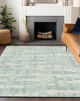 Addison Rugs Taelaris Green Washable Indoor-Outdoor Rug
