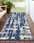 Addison Rugs Taelaris Navy Washable Indoor-Outdoor Rug