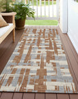 Addison Rugs Taelaris Orange Washable Indoor-Outdoor Rug