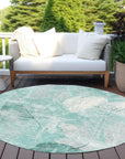 Addison Rugs Taelas Teal Washable Indoor-Outdoor Rug