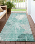 Addison Rugs Taelas Teal Washable Indoor-Outdoor Rug