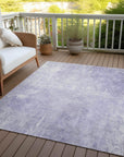 Addison Rugs Taelion Purple Washable Indoor-Outdoor Rug