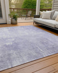 Addison Rugs Taelion Purple Washable Indoor-Outdoor Rug