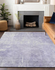 Addison Rugs Taelion Purple Washable Indoor-Outdoor Rug