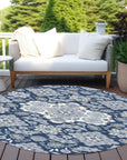 Addison Rugs Taelira Blue Washable Indoor-Outdoor Rug