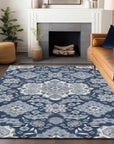 Addison Rugs Taelira Blue Washable Indoor-Outdoor Rug