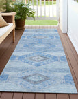 Addison Rugs Uraain Blue Washable Indoor-Outdoor Rug