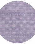 Addison Rugs Uraas Purple Washable Indoor-Outdoor Rug