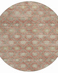 Addison Rugs Uraas Orange Washable Indoor-Outdoor Rug
