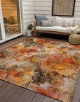 Addison Rugs Uraien Orange Washable Indoor-Outdoor Rug