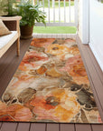 Addison Rugs Uraien Orange Washable Indoor-Outdoor Rug