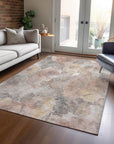 Addison Rugs Uraien Brown Washable Indoor-Outdoor Rug