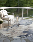 Addison Rugs Uraion Ivory Washable Indoor-Outdoor Rug