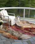 Vaelara Brown Washable Indoor-Outdoor Rug