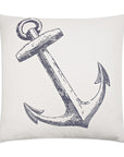 D.V. Kap Adrift Navy Blue Throw Pillow With Insert