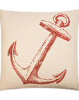 D.V. Kap Adrift Red Throw Pillow With Insert